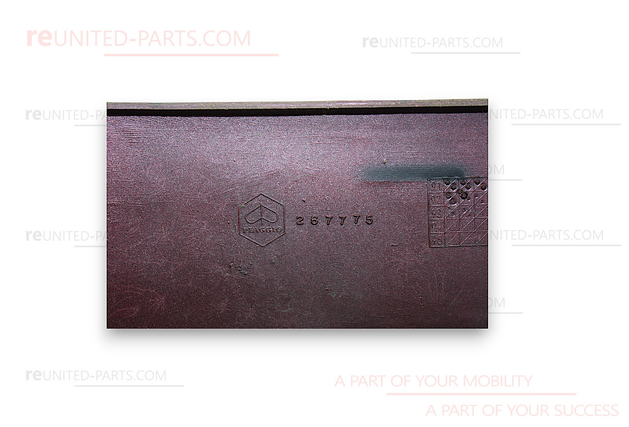 Sitzbankverkleidung original - weinrot-metallic, 861  | Vespa/Piaggio Cosa 2 