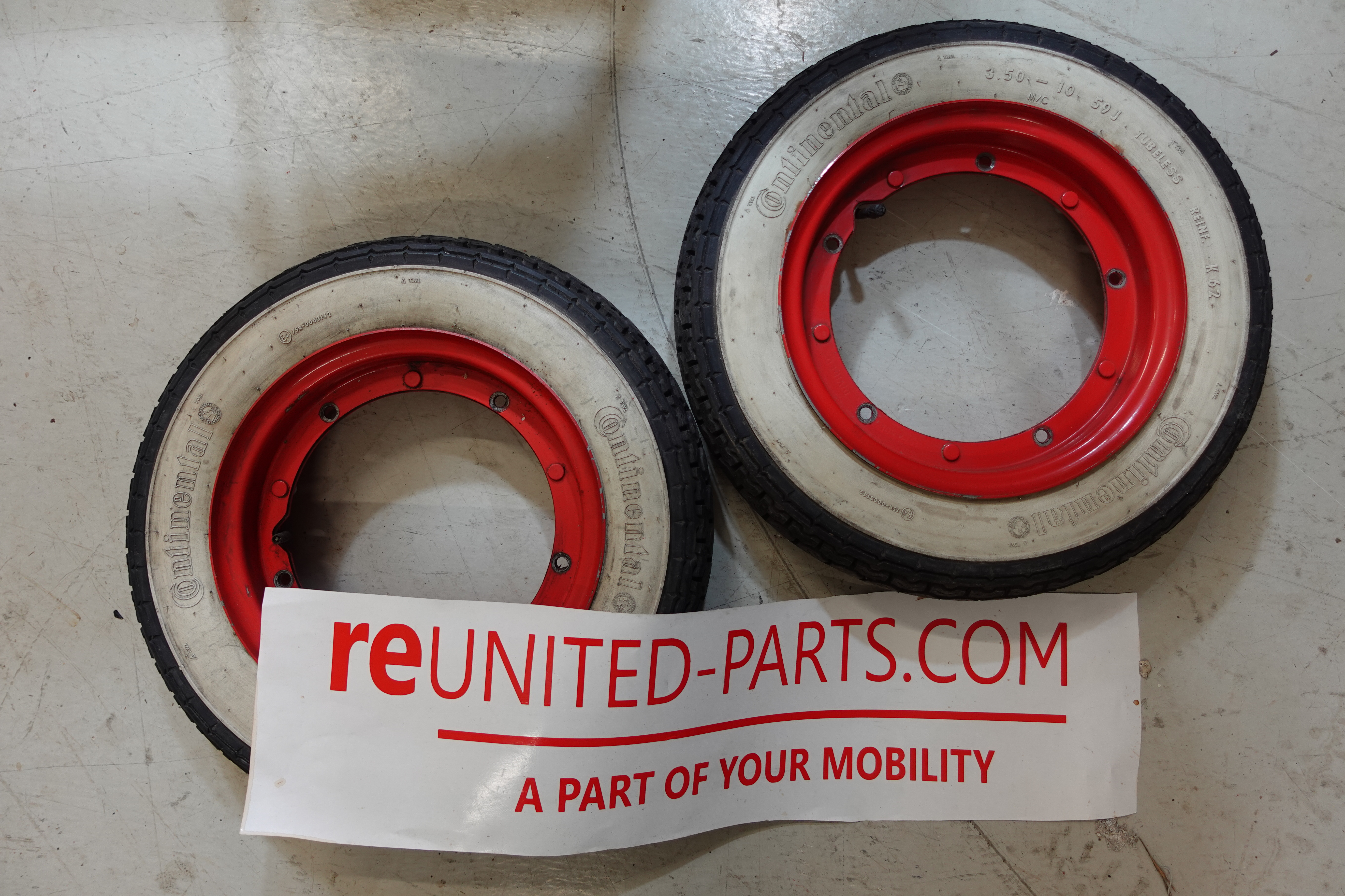 Vespa Piaggio PX 80-200, Lusso, PK 50-125 | Räder, Reifen, Weisswand, Felgen