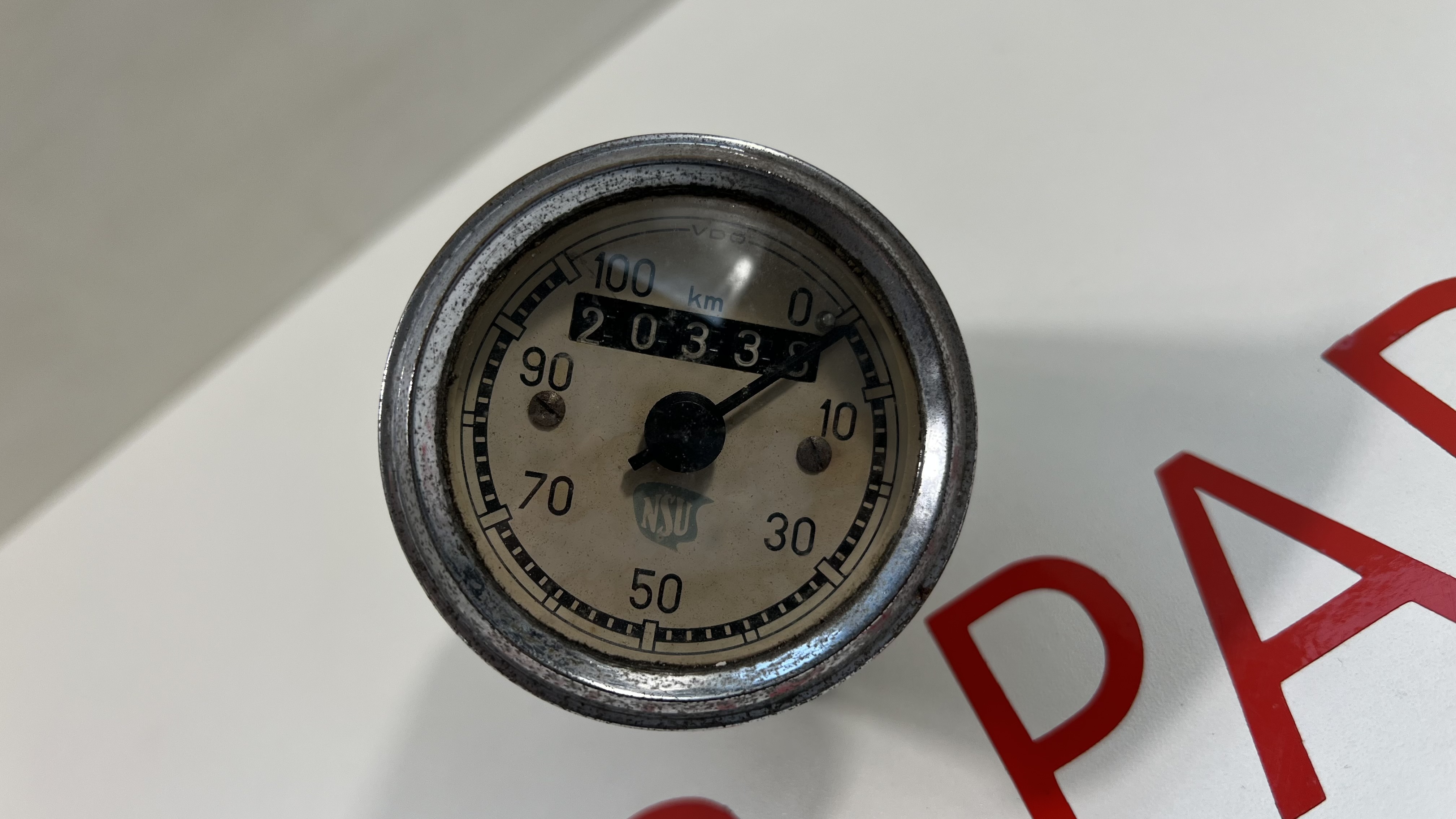 NSU Lambretta | Tacho VDO Original Tachometer 100 km/h