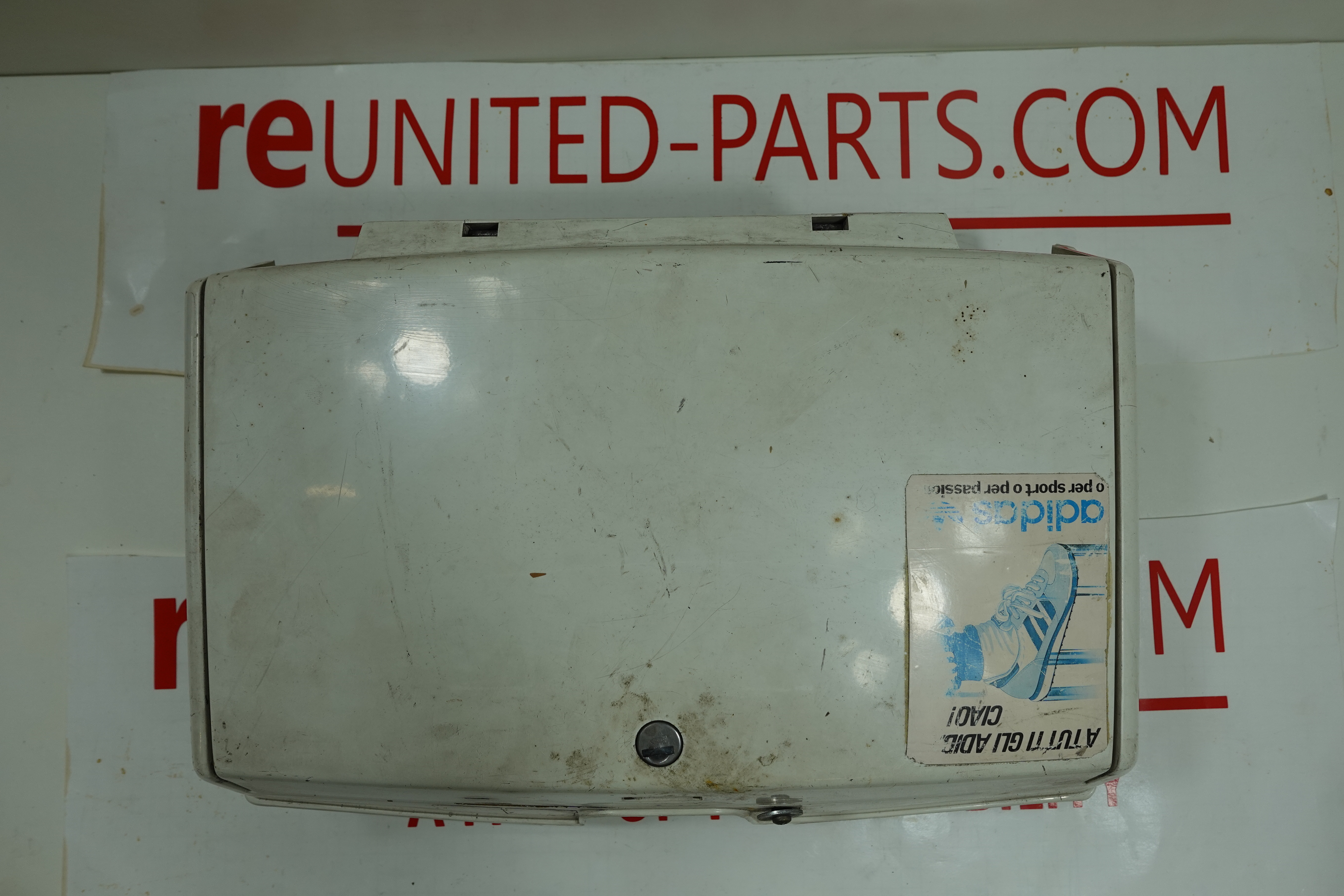 Vespa Piaggio PK S 50-125 | Handschuhfach, Gepäckfach original weiß, ohne Schloss