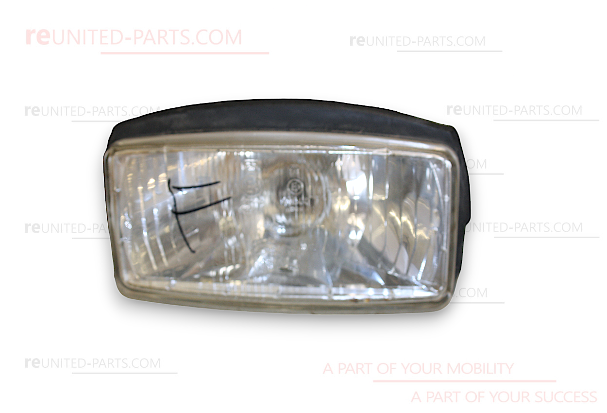 Headlight - SIEM 15400- Vespa rectangle | - Piaggio Vespa T5 125cc, Motovespa T5 Sport, TX 200