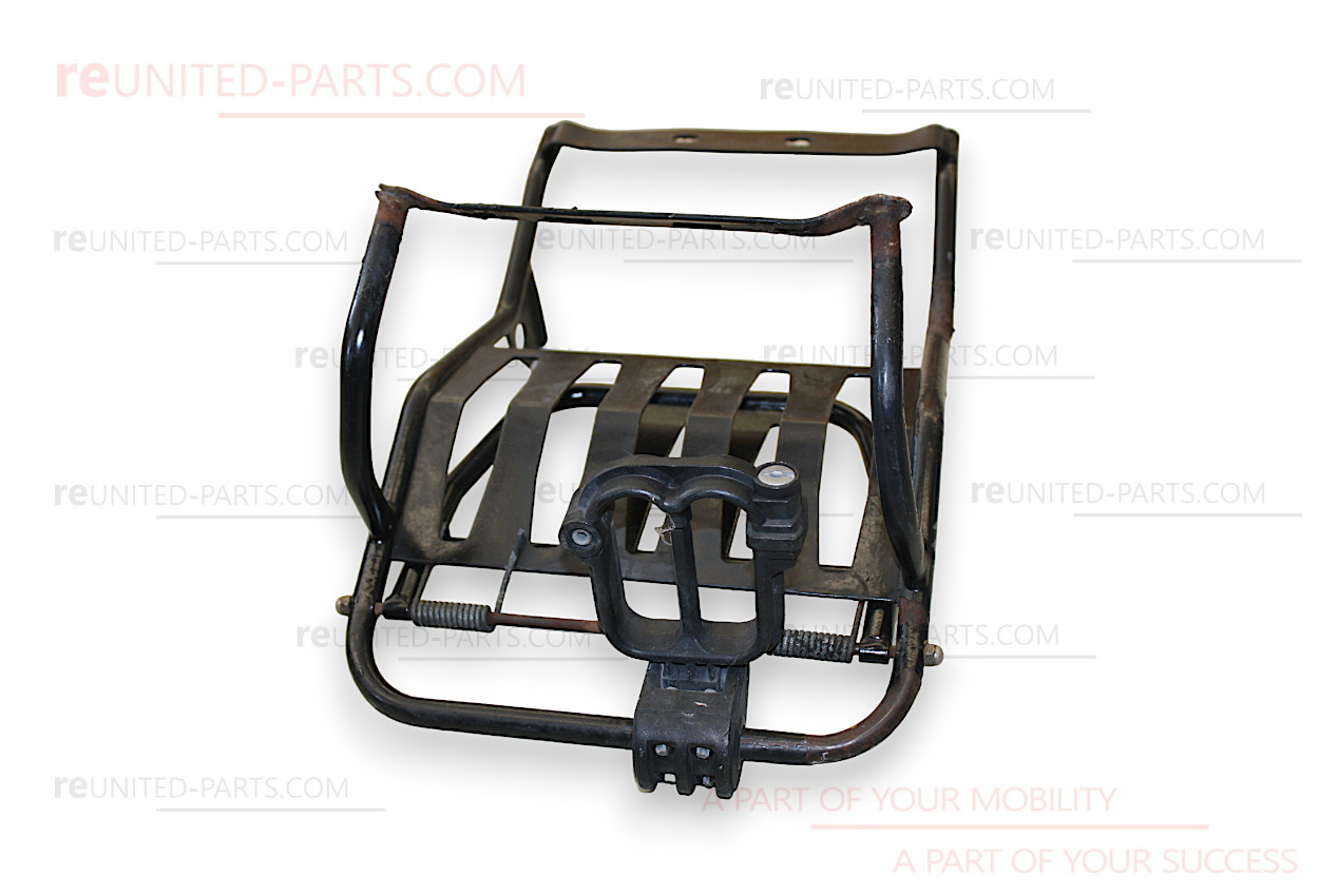 Rear luggage rack, black | Piaggio PX 80 - 200, LUSSO, T5, Motovespa TX, PX