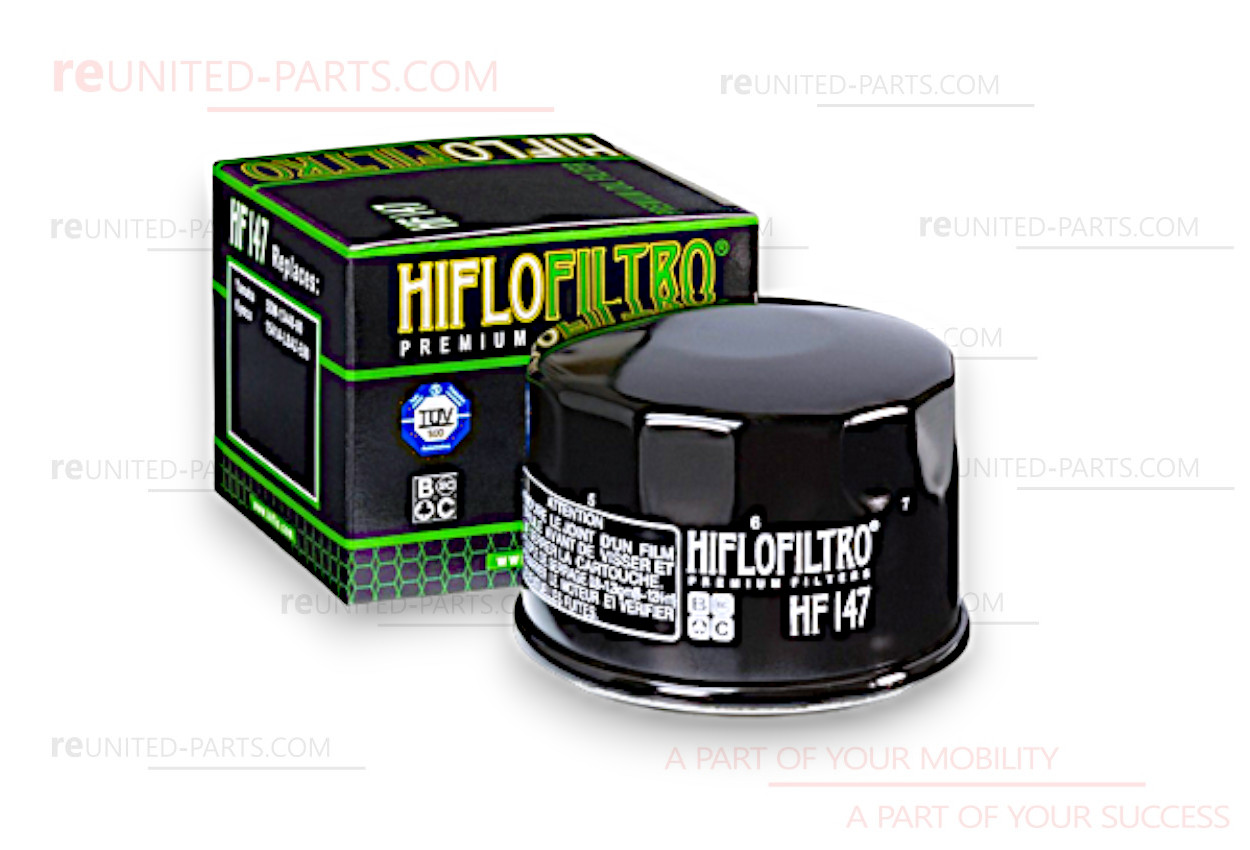 Ölfilter Hiflo HF 147 | Passend für Yamaha, Kymco
