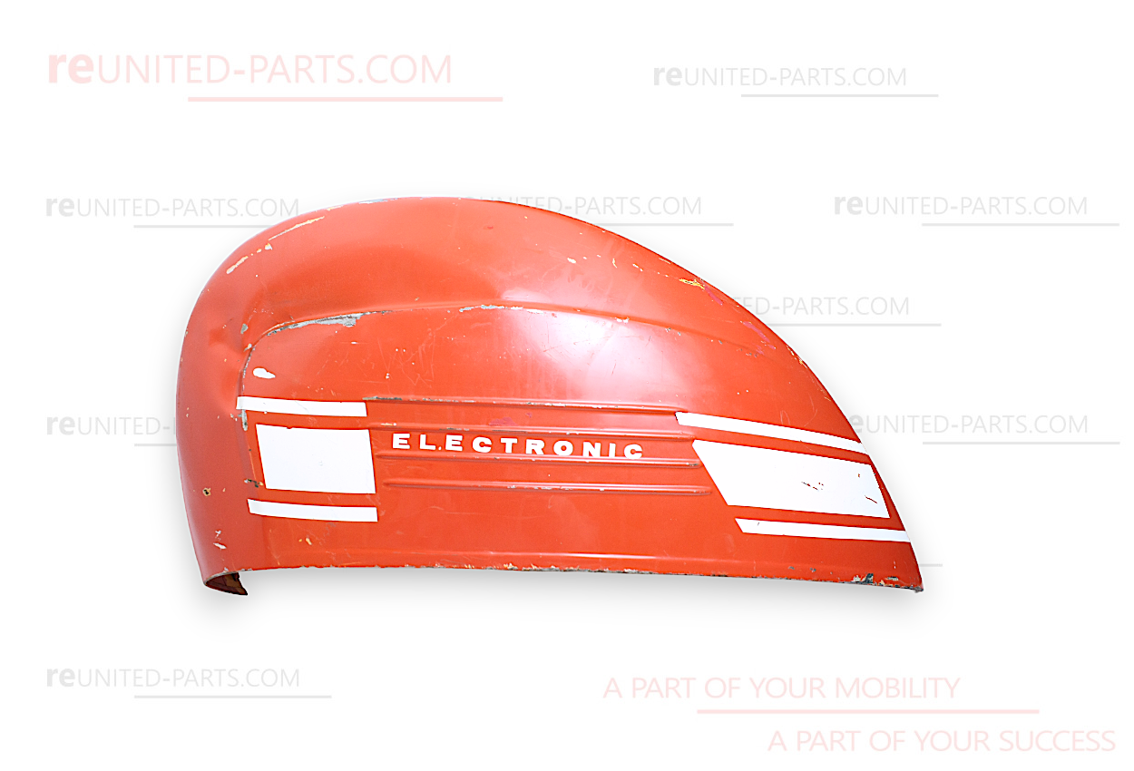 Seitenbacke links, orange, O-Lack, Patina | Motovespa 160GT