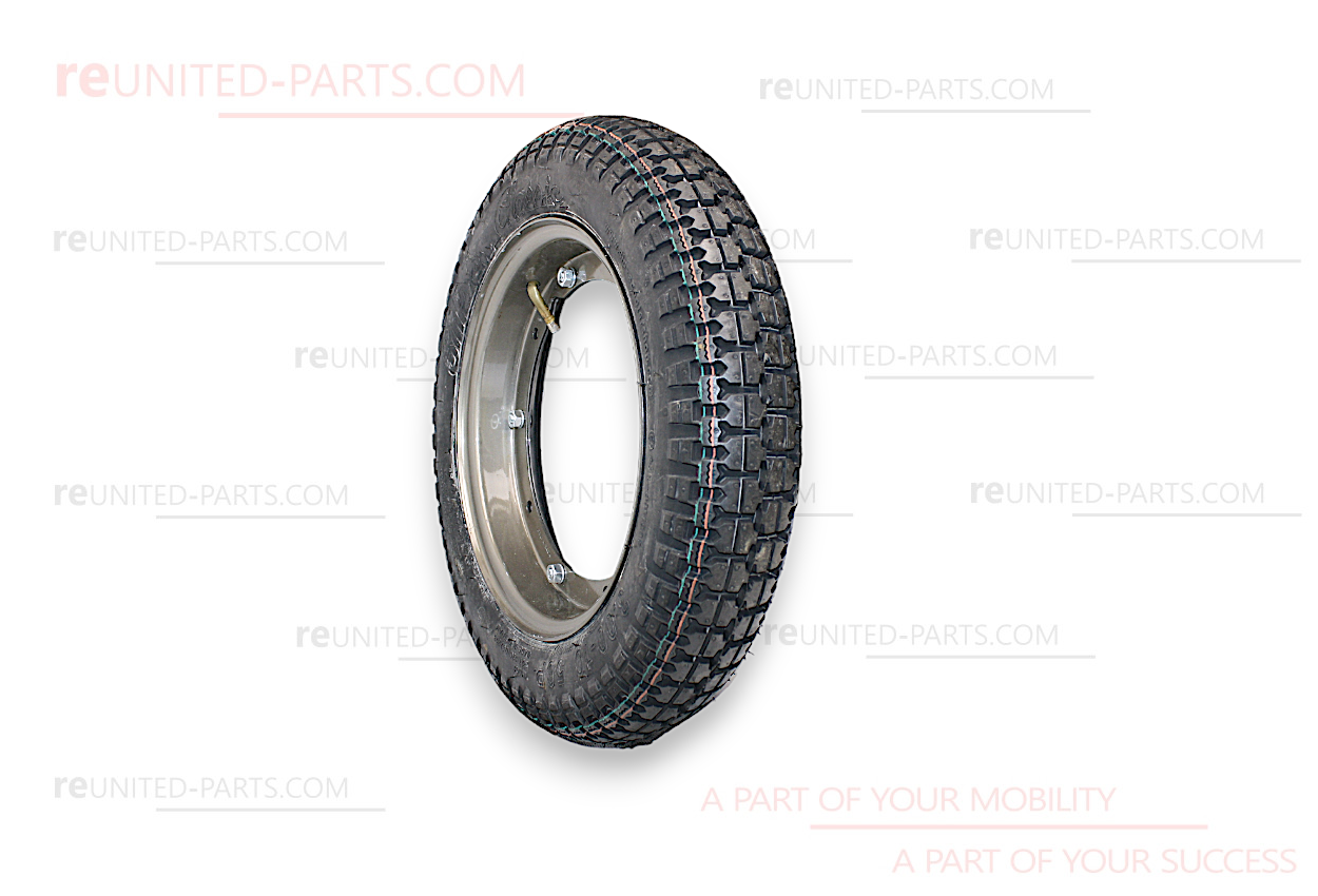 Komplettrad SIP mit Reifen 3.00-10 50P | Piaggio Vespa 50, Special, PK 50-125