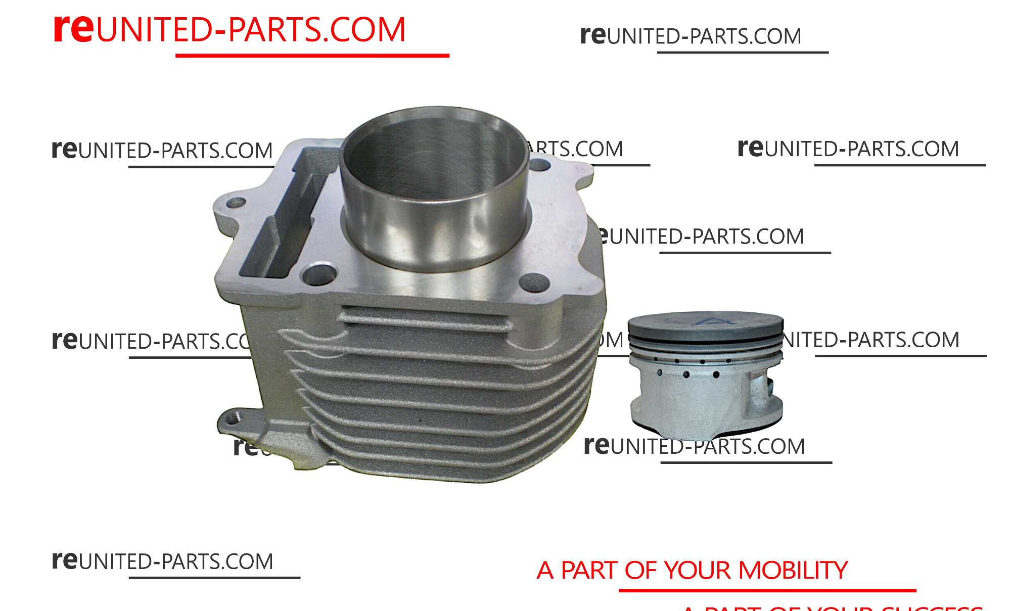 Zylinder + Kolben-Satz | Yamaha Scooter 125