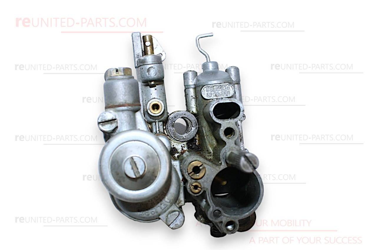 Vergaser Dellorto SI 20/20D ohne Getrenntschmierung | Piaggio Vespa 125TS/150 Sprint Veloce/180 Rally/P80 - 150X/P80 - 150E / Lusso, passt auch für Vespa 125 VNB - GTR/150 VBA - Sprint