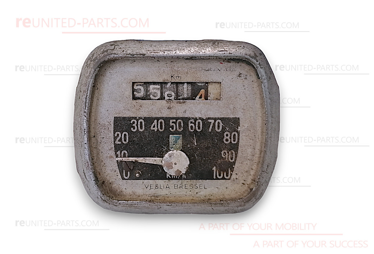 Tachometer, original Veglia Bressel, zur Überholung, 100 km/h| Motovespa S, Sprint, 1. Serie