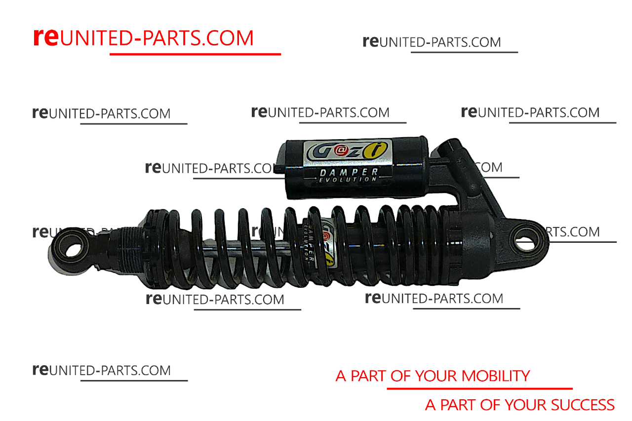 Stoßdämfer / Federbein hinten GAZI | 330 mm lang, Pirini Moto